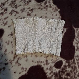 Stretch crop tube top